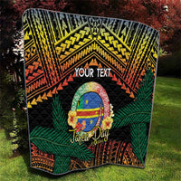 Personalised Tafea Day Quilt Vanuatu Provinces Polynesian Pattern LT14 - Polynesian Pride