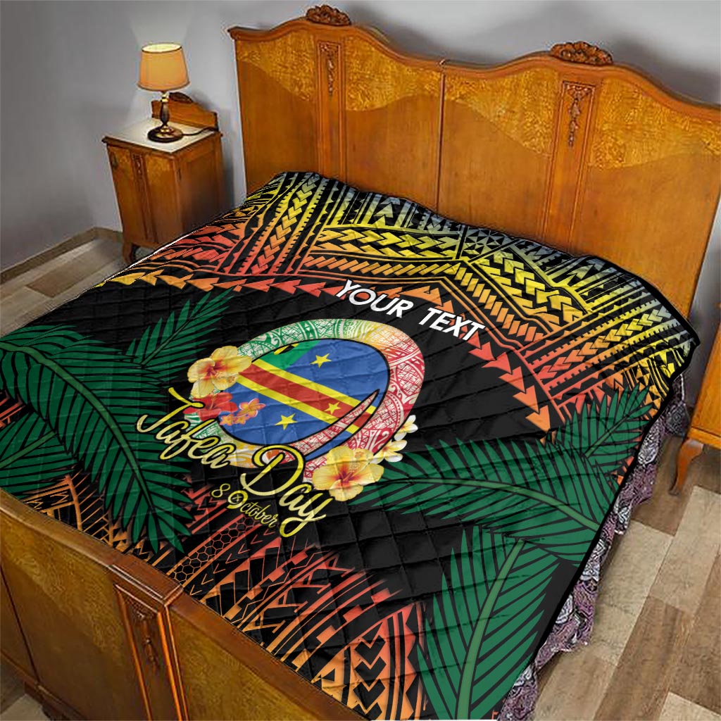 Personalised Tafea Day Quilt Vanuatu Provinces Polynesian Pattern LT14 - Polynesian Pride