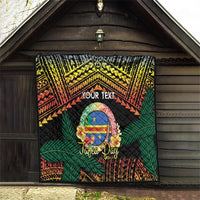 Personalised Tafea Day Quilt Vanuatu Provinces Polynesian Pattern LT14 - Polynesian Pride