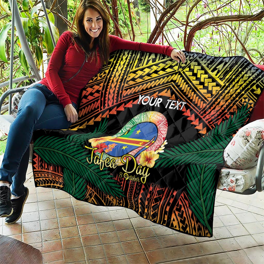 Personalised Tafea Day Quilt Vanuatu Provinces Polynesian Pattern LT14 - Polynesian Pride