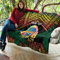 Personalised Tafea Day Quilt Vanuatu Provinces Polynesian Pattern LT14 - Polynesian Pride
