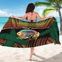Personalised Tafea Day Sarong Vanuatu Provinces Polynesian Pattern LT14 - Polynesian Pride