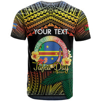 Personalised Tafea Day T Shirt Vanuatu Provinces Polynesian Pattern LT14 - Polynesian Pride