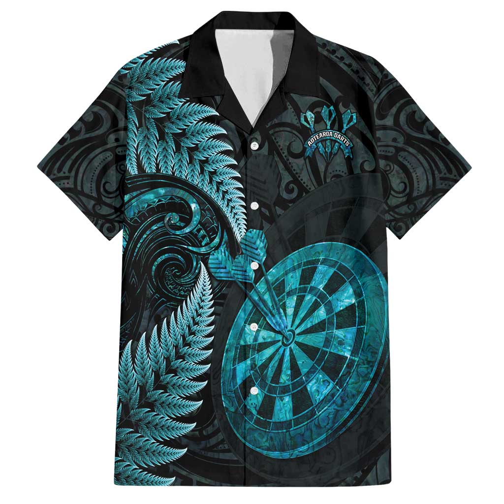 Personalised New Zealand Darts Family Matching Tank Maxi Dress and Hawaiian Shirt Happiness Is A Tight Threesome Maori Paua Shell