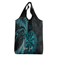 Personalised New Zealand Darts Grocery Bag Happiness Is A Tight Threesome Maori Paua Shell