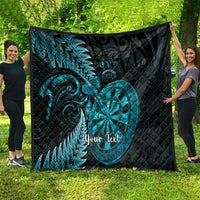 Personalised New Zealand Darts Quilt Happiness Is A Tight Threesome Maori Paua Shell