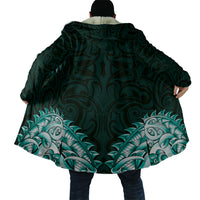 New Zealand Ta Moko Cloak Aotearoa Maori Chest Tattoo Turquoise