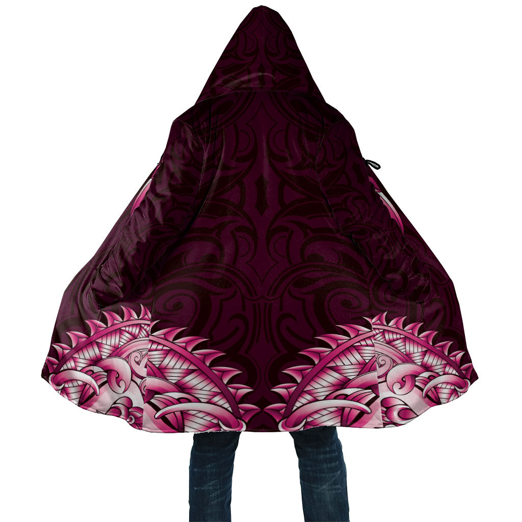 New Zealand Ta Moko Cloak Aotearoa Maori Chest Tattoo Pink