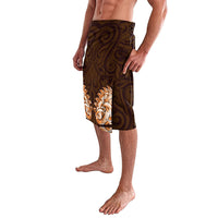 New Zealand Ta Moko Lavalava Aotearoa Maori Chest Tattoo Orange