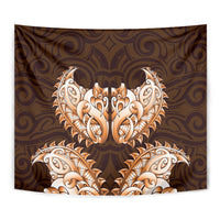 New Zealand Ta Moko Tapestry Aotearoa Maori Chest Tattoo Orange