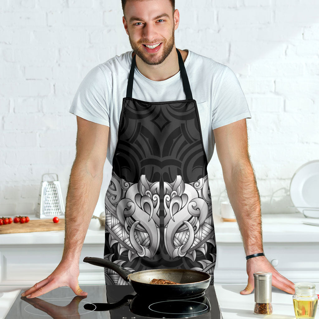 New Zealand Ta Moko Apron Aotearoa Maori Chest Tattoo Black