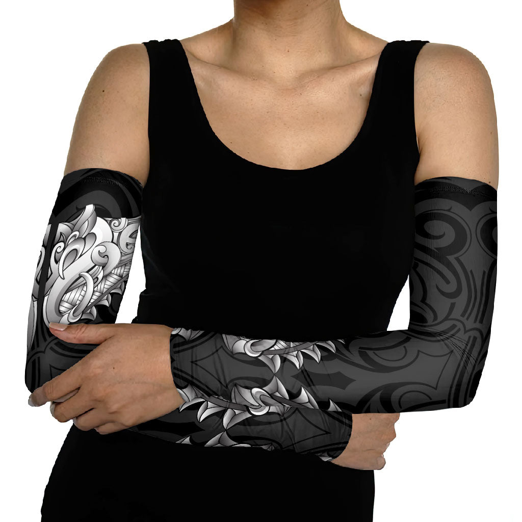 New Zealand Ta Moko Arm Sleeves Aotearoa Maori Chest Tattoo Black