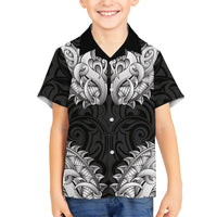 New Zealand Ta Moko Hawaiian Shirt Aotearoa Maori Chest Tattoo Black
