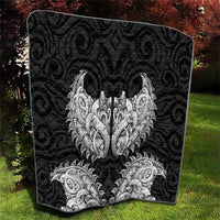 New Zealand Ta Moko Quilt Aotearoa Maori Chest Tattoo Black