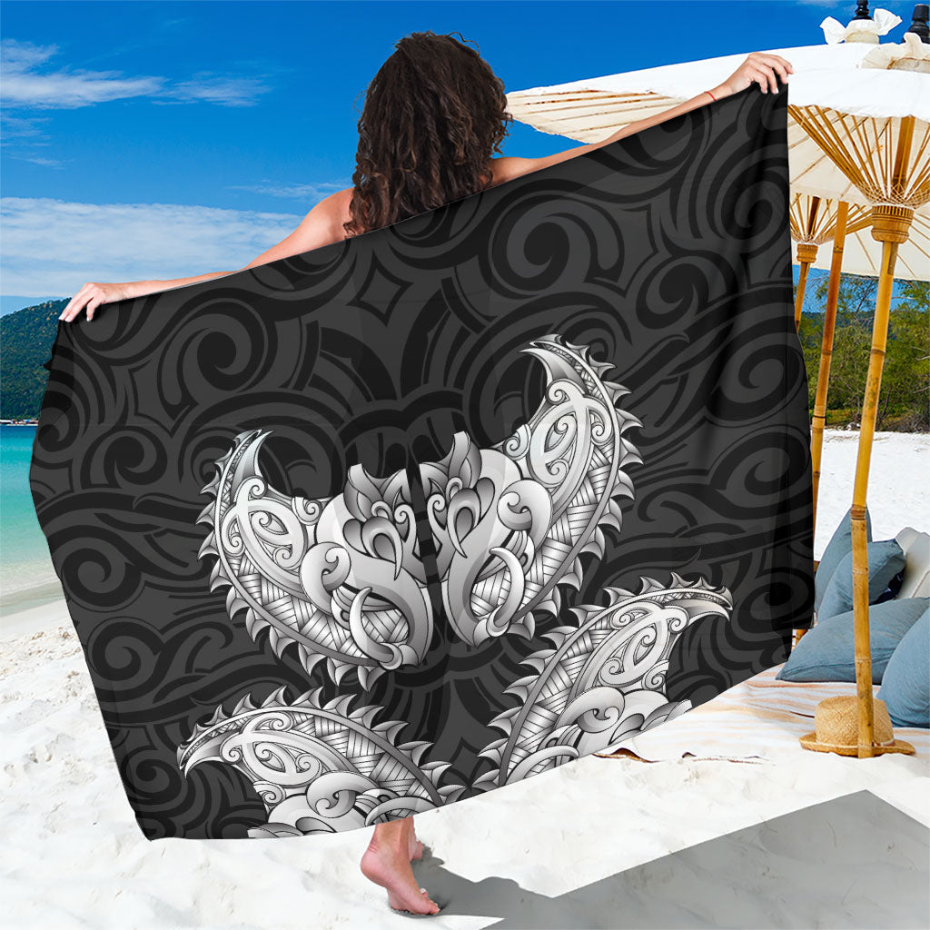 New Zealand Ta Moko Sarong Aotearoa Maori Chest Tattoo Black