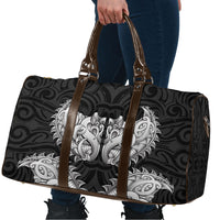 New Zealand Ta Moko Travel Bag Aotearoa Maori Chest Tattoo Black