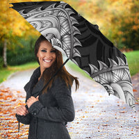 New Zealand Ta Moko Umbrella Aotearoa Maori Chest Tattoo Black