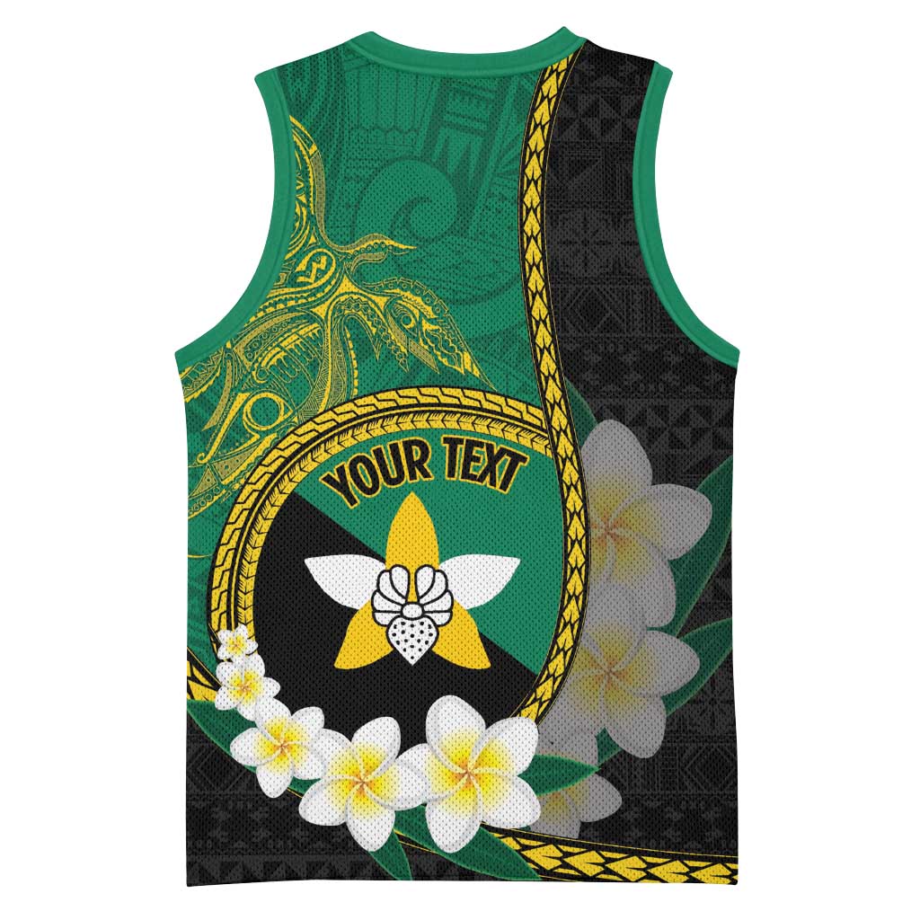 Personalised PNG Enga Provins Basketball Jersey Papua New Guinea Plumeria Melanesian Pattern - Polynesian Pride