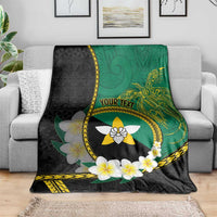 Personalised PNG Enga Provins Blanket Papua New Guinea Plumeria Melanesian Pattern - Polynesian Pride