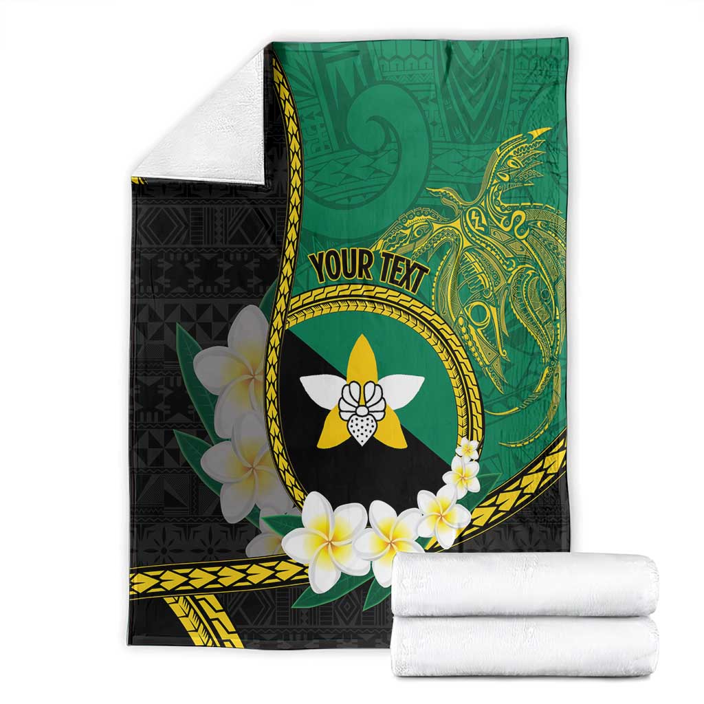 Personalised PNG Enga Provins Blanket Papua New Guinea Plumeria Melanesian Pattern - Polynesian Pride