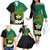 Personalised PNG Enga Provins Family Matching Off The Shoulder Long Sleeve Dress and Hawaiian Shirt Papua New Guinea Plumeria Melanesian Pattern - Polynesian Pride