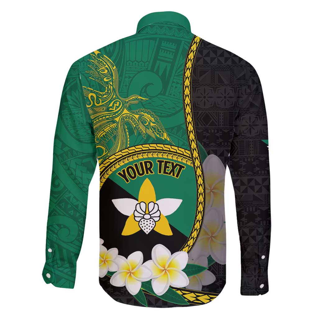 Personalised PNG Enga Provins Family Matching Off Shoulder Short Dress and Hawaiian Shirt Papua New Guinea Plumeria Melanesian Pattern - Polynesian Pride