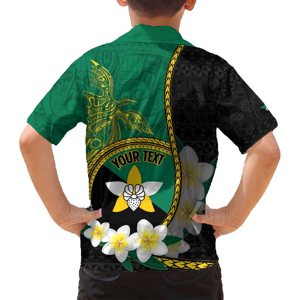 Personalised PNG Enga Provins Family Matching Puletasi and Hawaiian Shirt Papua New Guinea Plumeria Melanesian Pattern - Polynesian Pride