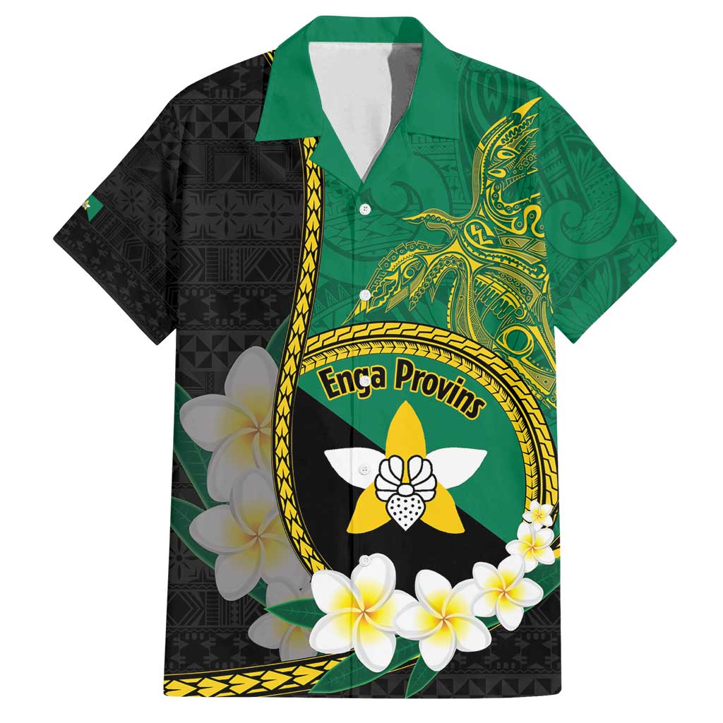 Personalised PNG Enga Provins Family Matching Summer Maxi Dress and Hawaiian Shirt Papua New Guinea Plumeria Melanesian Pattern - Polynesian Pride