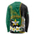 Personalised PNG Enga Provins Long Sleeve Shirt Papua New Guinea Plumeria Melanesian Pattern - Polynesian Pride