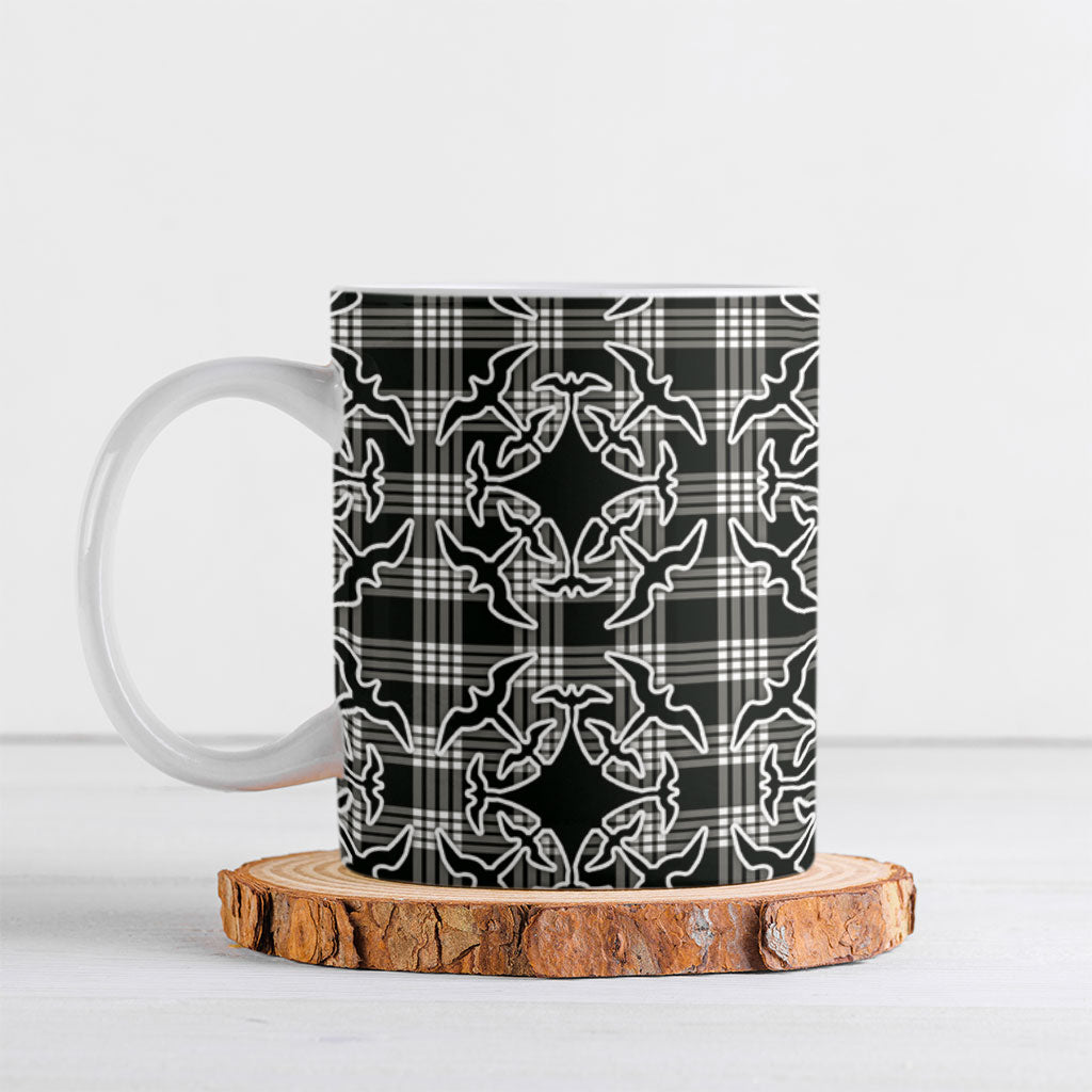 Eleele Hawaii Iwa Bird Palaka Motifs Ceramic Mug