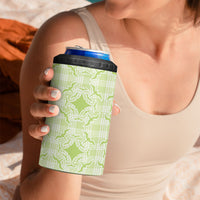 Omaomao Hawaii Iwa Bird Palaka Motifs 4 in 1 Can Cooler Tumbler LT14 - Polynesian Pride