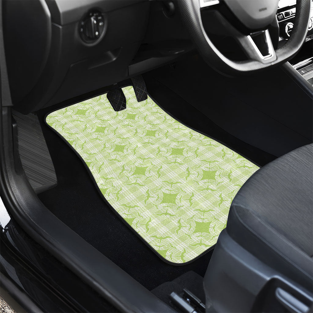 Omaomao Hawaii Iwa Bird Palaka Motifs Car Mats LT14 - Polynesian Pride