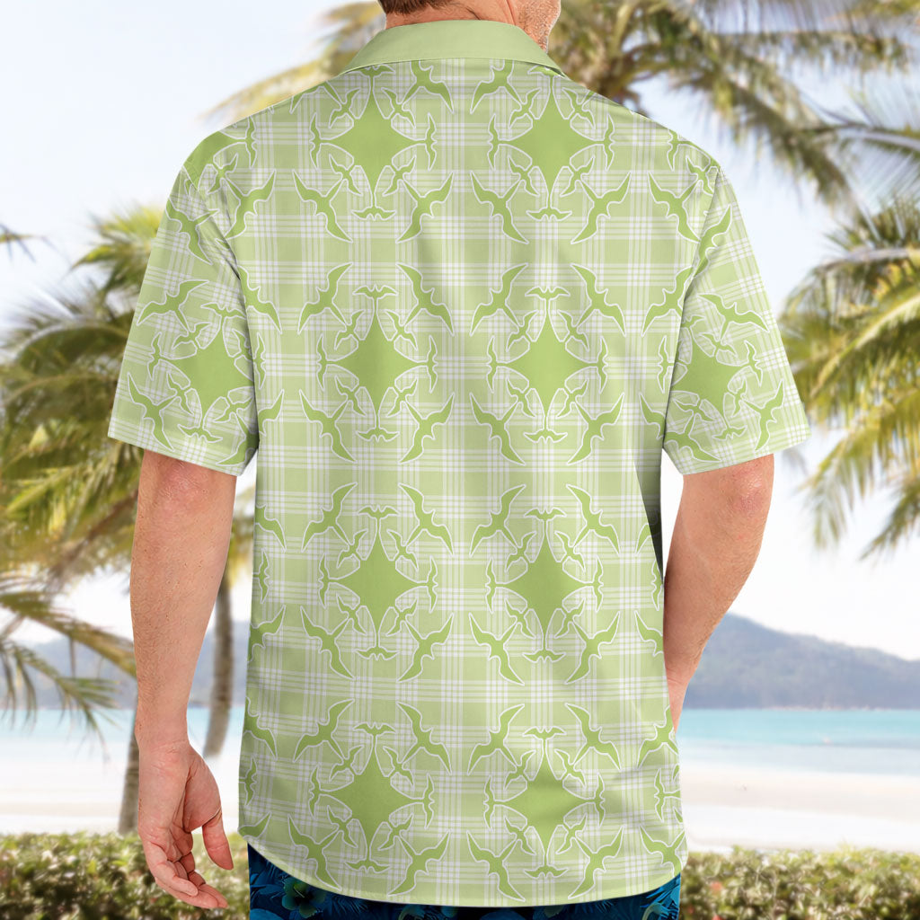 Omaomao Hawaii Iwa Bird Palaka Motifs Hawaiian Shirt LT14 - Polynesian Pride