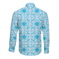 Polu Hawaii Iwa Bird Palaka Motifs Long Sleeve Button Shirt LT14 - Polynesian Pride