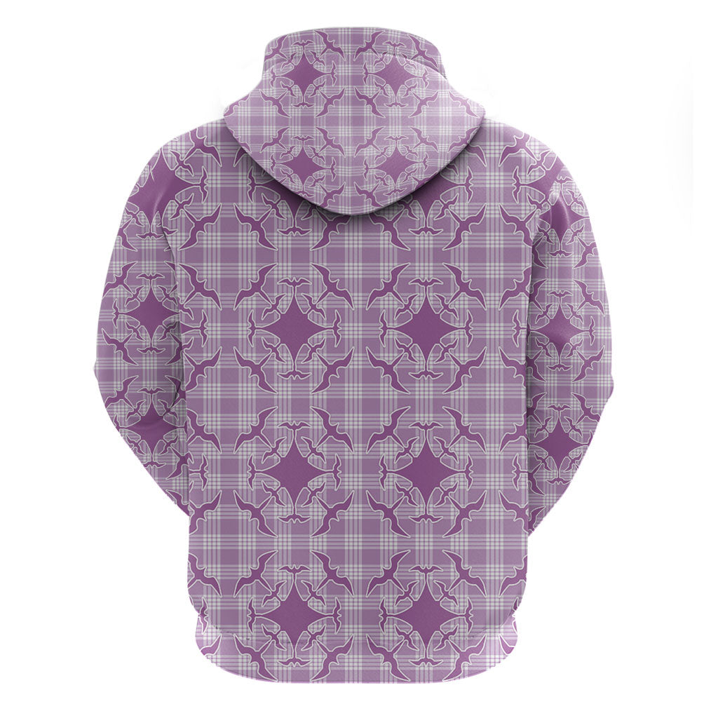 Poni Hawaii Iwa Bird Palaka Motifs Hoodie LT14 - Polynesian Pride