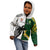 South Africa And Fiji Rugby Kid Hoodie 2023 World Cup Fijian Tapa With Kente Pattern LT14 - Polynesian Pride