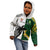 Custom South Africa And Fiji Rugby Kid Hoodie 2023 World Cup Fijian Tapa With Kente Pattern LT14 - Polynesian Pride