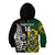 Custom South Africa And Aotearoa Rugby Kid Hoodie 2023 Springboks Kente Combine All Black Maori Fern LT14 - Polynesian Pride