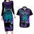 Suicide Awareness Your Story Is Not Over Yet Couples Matching Long Sleeve Bodycon Dress and Hawaiian Shirt Polynesian Butterfly Tattoo LT14 Purple - Polynesian Pride