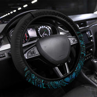 New Zealand Sulphur-crested Cockatoo Steering Wheel Cover Aotearoa Maori Mix Paua Shell