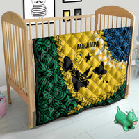 Malampa Province Quilt Vanuatu Map - Plumeria Flag Color LT14 - Polynesian Pride
