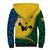 Malampa Province Sherpa Hoodie Vanuatu Map - Plumeria Flag Color