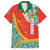 Penama Province Hawaiian Shirt Vanuatu Map - Plumeria Flag Color