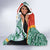 Penama Province Hooded Blanket Vanuatu Map - Plumeria Flag Color