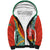 Penama Province Sherpa Hoodie Vanuatu Map - Plumeria Flag Color