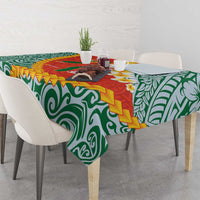 Penama Province Tablecloth Vanuatu Map - Plumeria Flag Color LT14 - Polynesian Pride