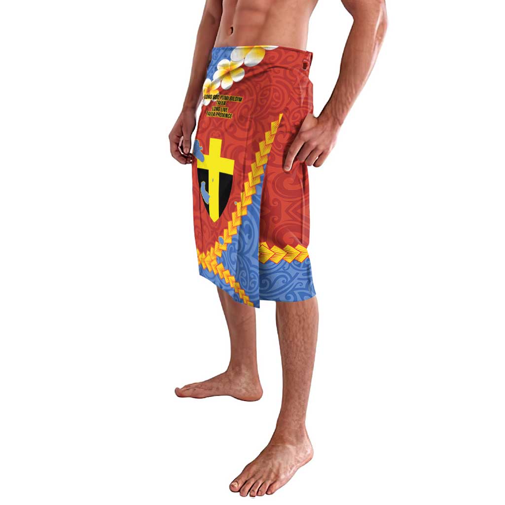 Tafea Province Lavalava Vanuatu Pattern Map - Plumeria Flag Color