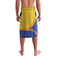 Torba Province Lavalava Vanuatu Pattern Crocodile - Plumeria Flag Color