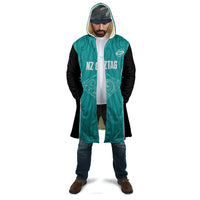 Custom New Zealand Stingray Oztag Cloak Tag Rugby Maori Pattern Teal Version LT14 - Polynesian Pride
