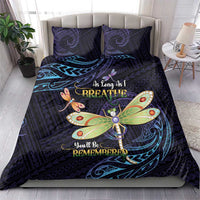 As Long As I Breathe You'll Be Remembered Bedding Set Dragonflies Memorial - Polynesian Pattern LT14 - Polynesian Pride